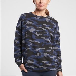 Athleta balance sweatshirt - camo xs